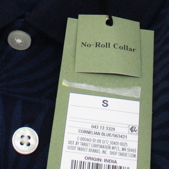 Goodfellow & Co Polo Small Blue #F1-0114 - Picture 5 of 8